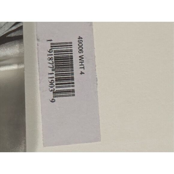 Mac Duggal NWT Authentic $398 One Shoulder Cutout White Charmeuse Dress size 4 s - Picture 5 of 14